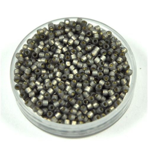 Miyuki Delica Japanese Seed Bead  size : 11/0 - 2185 Duracoat Semi Frosted Silver Acacia Satin