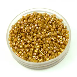   Miyuki Delica Japanese Seed Bead  size : 11/0 -  2273 - Opaque Glazed Toast