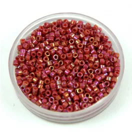   Miyuki Delica Japanese Seed Bead  size : 11/0 -  2275 - Opaque Glazed Brick Red