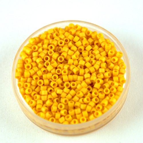 Miyuki delica gyöngy 2285 - Matte Opaque Glazed Banana - 11/0 - 50g