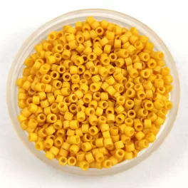   Miyuki Delica Japanese Seed Bead  size : 11/0 -  2285 - Matte Opaque Glazed Banana