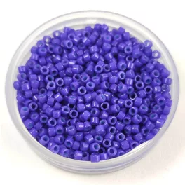   Miyuki Delica Japanese Seed Bead  size : 11/0 - 2359 - Duracoat Opaque Violet Blue
