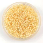Miyuki Delica Japanese Seed Bead  - 2371 - Fancy Lined Cream - 11/0