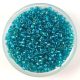 Miyuki Delica Japanese Seed Bead  size : 11/0 - 2380 - Fancy Lined Teal Green - 11/0