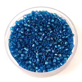   Miyuki Delica Japanese Seed Bead  size : 11/0 - 2385 - Dyed Pacific Blue - 11/0