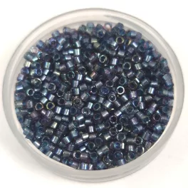   Miyuki Delica Japanese Seed Bead  size : 11/0 - 2387 - Dyed Tidal AB - 11/0