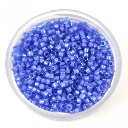 Miyuki Delica Japanese Seed Bead  size : 11/0 - 2388 - Dyed Lavender Lined Crystal - 11/0