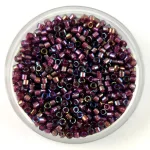 Miyuki Delica Japanese Seed Bead - 2390 - Fancy-Lined Old Rose - 11/0
