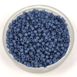   Miyuki Delica Japanese Seed Bead - 2408 - Matte Steel Blue - 11/0