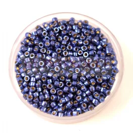   Miyuki Delica Japanese Seed Bead  size : 11/0 -  2517 - Duracoat Galvanized Mermaid Blue