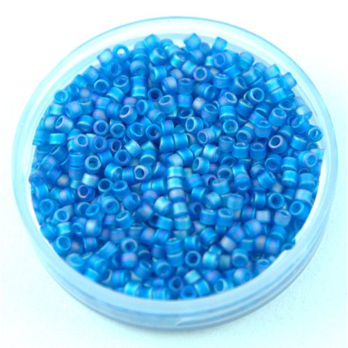 Miyuki delica gyöngy 0862 - Matte Transparent Capri AB - 11/0 - 50g - AKCIOS