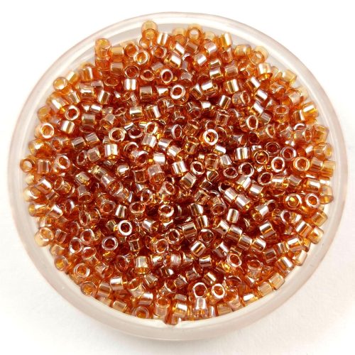 Miyuki delica gyöngy - 1221 - Transparent Marigold Luster - 11/0