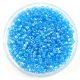 Miyuki delica gyöngy - 1229 - Transparent Ocean Blue Luster  - 11/0