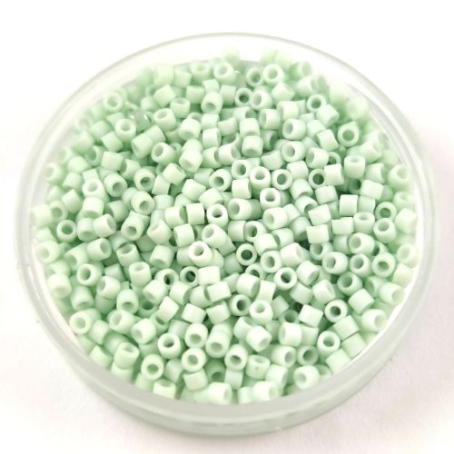 Miyuki delica gyöngy 1516-1 - Opaque Matte Light Mint - 11/0