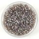 Miyuki delica gyöngy - 1772 - Sparkling Pewter Lined Crystal AB - 11/0