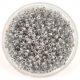 Miyuki delica gyöngy 2392 - Dyed Pewter Lined Crystal - 11/0