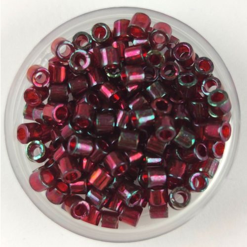 Miyuki Delica Japanese Seed Bead - 105 - Raspberry Gold Luster - 8/0