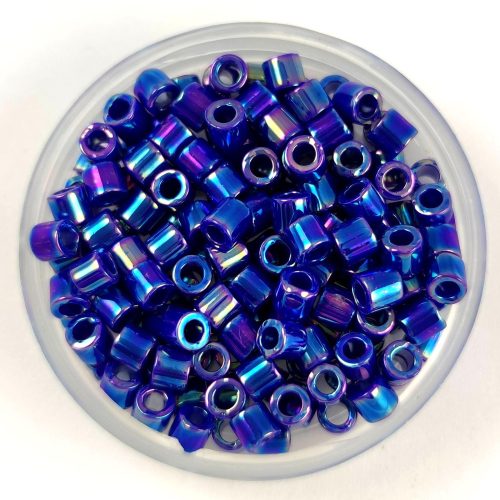 Miyuki Delica Japanese Seed Bead - 165 - Cobalt AB - 8/0