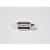 Deco for Leather - Antique Silver Colour - with Hanger - 6x13mm 