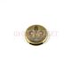 Deco for Leather - Brass Colour - korong- Crest - 18mm 