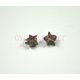 Deco for Leather - Brass colour - Star -  8x6mm 