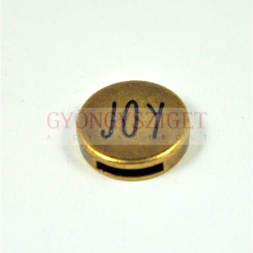 Deco for Leather - Brass Colour - korong - joy - 18mm 