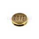 Deco for Leather - Brass Colour - korong - love - 18mm 