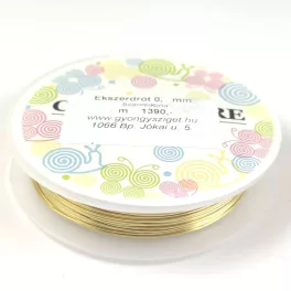 Ékszerdrót - 0.3mm - 20m - Gold