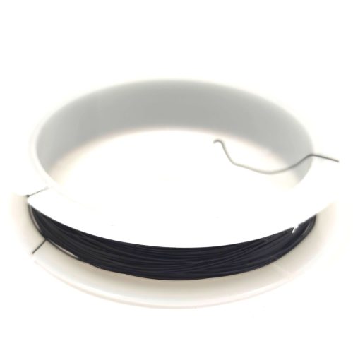 Ékszerdrót - 0.4mm - 12m - Fekete
