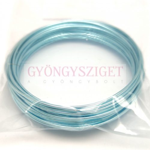 Aluminium Jewellery Wire - 1mm - 5m - Aqua