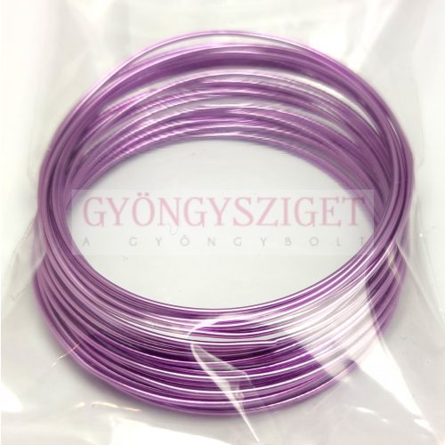 Aluminium Jewellery Wire - 1mm - 5m - Purple