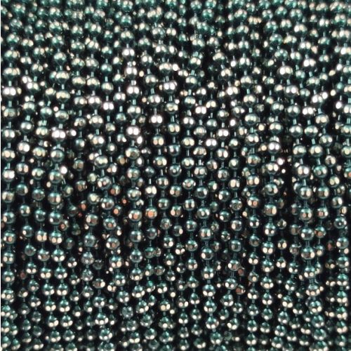 Ékszerlánc - golyós - 1.5mm - Dark Emerald
