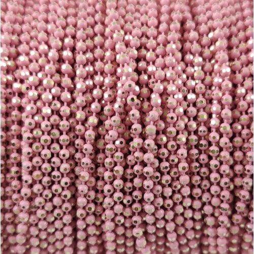 Ékszerlánc - golyós - 1.5mm - Powder Light Pink