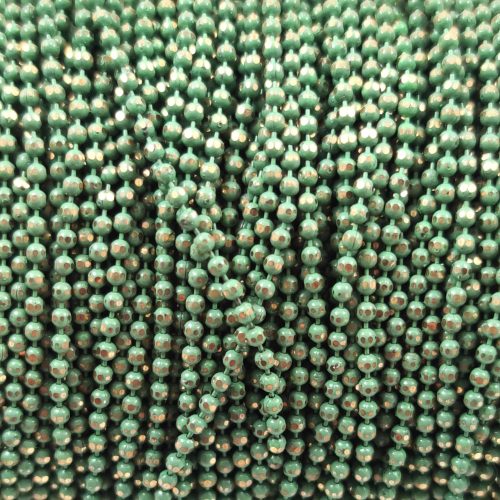 Ékszerlánc - golyós - 1.5mm - Pastel Green