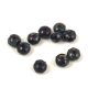 Donut - Czech Firepolished Faceted Bead - Ruby Travertine - 3x5mm
