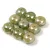 Cseh csiszolt fánk gyöngy 6x9mm - Olive Beige Luster