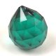 Feng Shui kristály - Emerald - 36x31mm