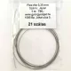 Flex-rite - nylon bevonatos rozsdamentes acél sodrony - 0.35mm - 21 szálas