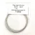 Flex-rite - nylon bevonatos rozsdamentes acél sodrony - clear - 0.35mm - 7 szálas