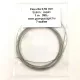 Flex-rite - nylon bevonatos rozsdamentes acél sodrony - clear - 0.5mm - 7 szálas