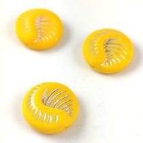 Fossil Coin gyöngy - Sunshine Matt AB - 19mm