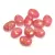 Tulip Petal - Czech Glass Bead 6x8mm - Crystal Opal Pink Gold Patina