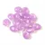 Tulip Petal - Czech Glass Bead 6x8mm - Crystal Opal Purple