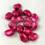 Tulip Petal - Czech Glass Bead 8x6mm - Crystal Polychrome Lavared