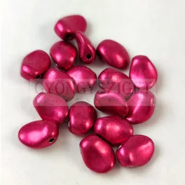  Tulip Petal - Czech Glass Bead 8x6mm - Crystal Polychrome Lavared