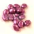 Tulip Petal - Czech Glass Bead 8x6mm - Crystal Polychrome Purple