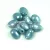 Tulip Petal - Czech Glass Bead 8x6mm - Alabaster Blue Luster