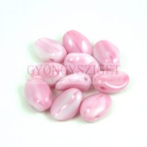   Préselt virágszirom gyöngy - Tulip Petal - 6x8mm - White Pink Blend
