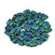 Miyuki Half Tila 2 Hole Japanese Seed Bead -2064 Matte Metallic Blue Green Iris 2 5x5mm