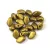 Gekko - cseh préselt szirom gyöngy - Olive Gold - 3x5mm